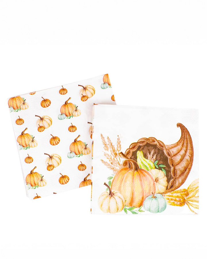 Cornucopia Cocktail Napkins