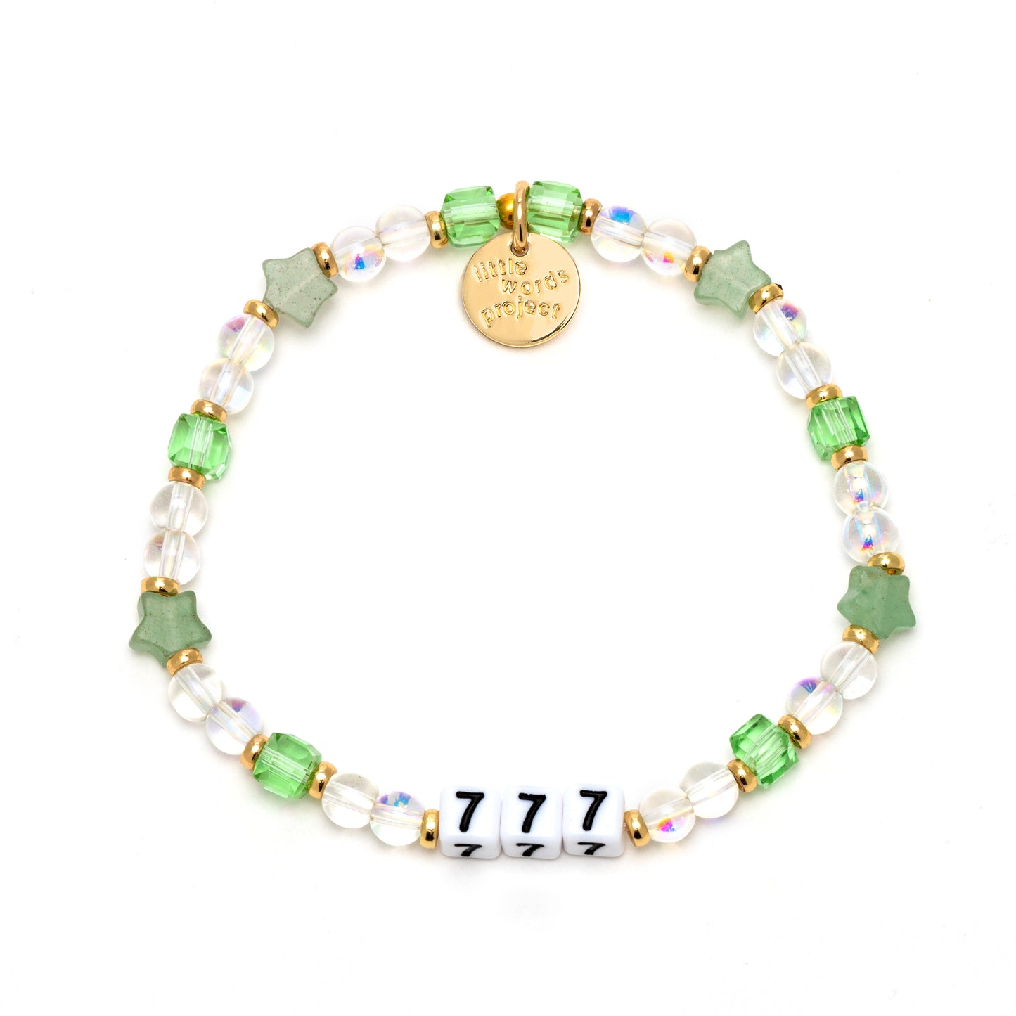 Little Words Project Stretch Bracelet - Angel Numbers-777