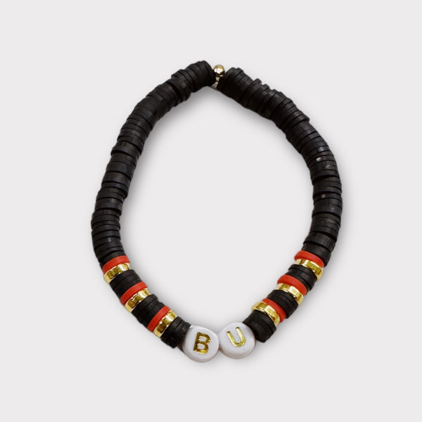 Personalized College Beaded Bracelets