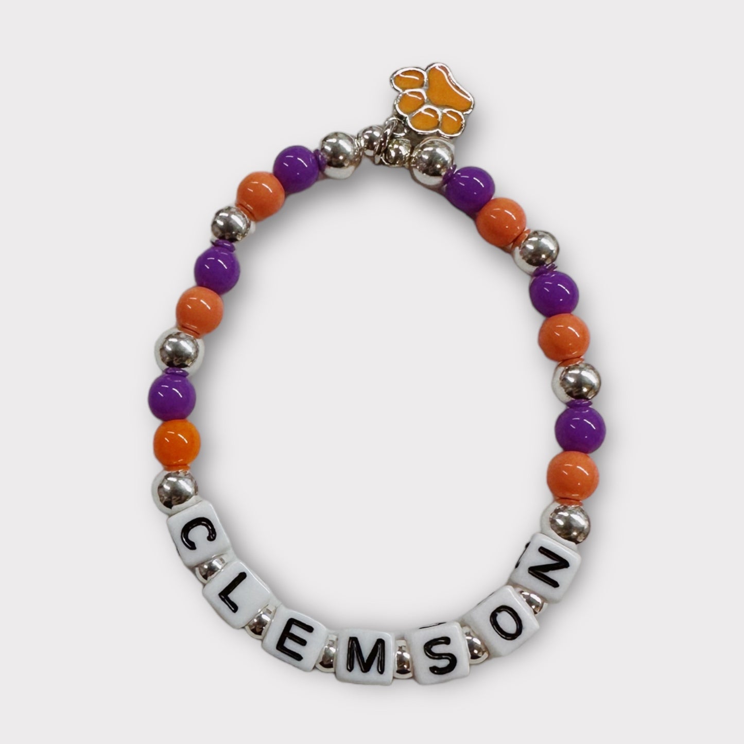Personalized College Beaded Bracelets