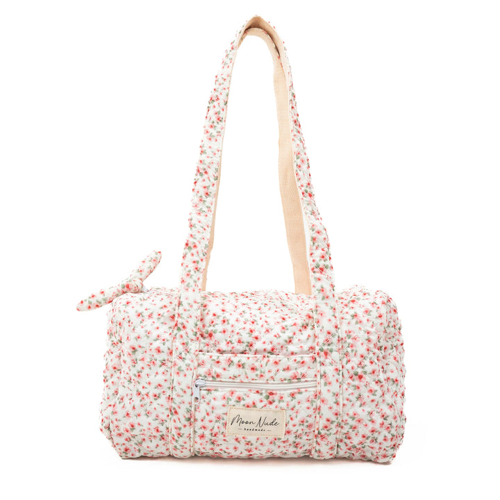Quilted Mini Duffel Bag - Peony