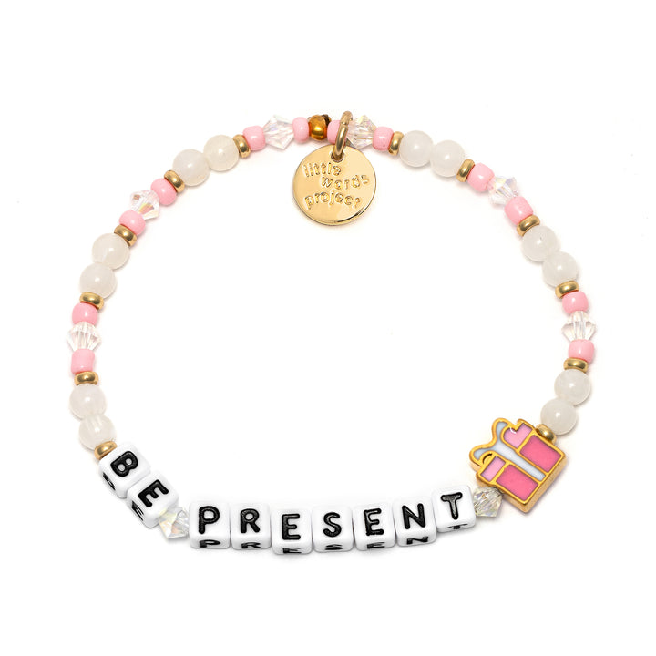 Little Word Project Stretch Bracelet -Be Present-Gift