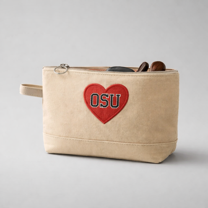 Personalized Canvas Makeup Case