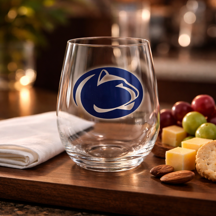 Personalized Acrylic Stemless Wine Glass