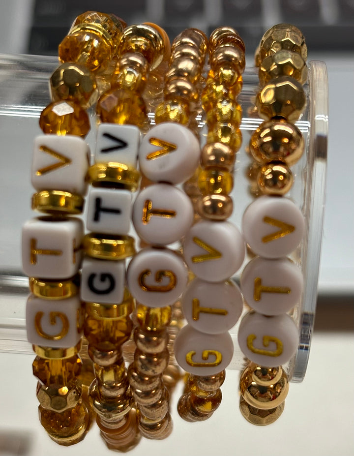 High School Beaded Bracelets