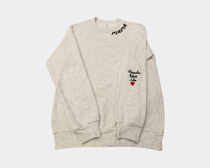 Personalized Mama Crewneck Sweatshirt