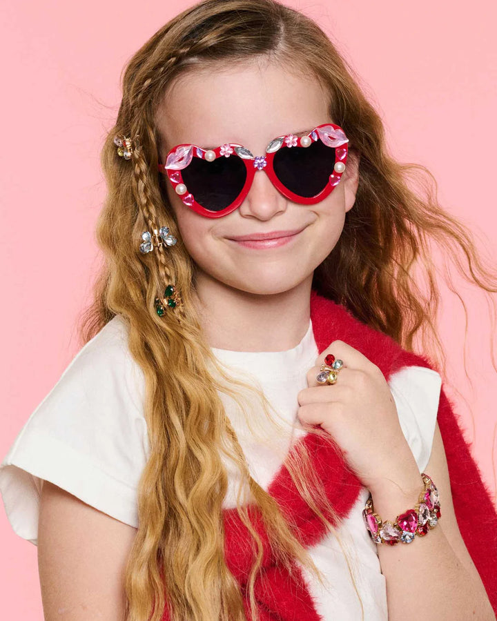 Heartfelt Sparkle Gemify Sunglasses & Case