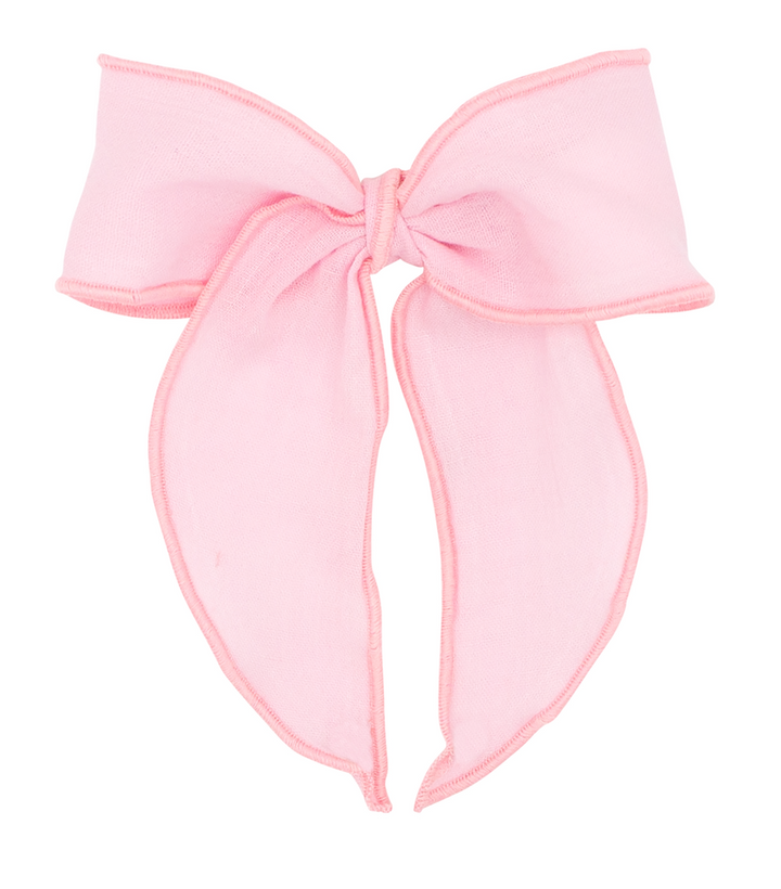 Medium Cotton Gauze Bowtie with Twisted Wrap and Whimsy Tails