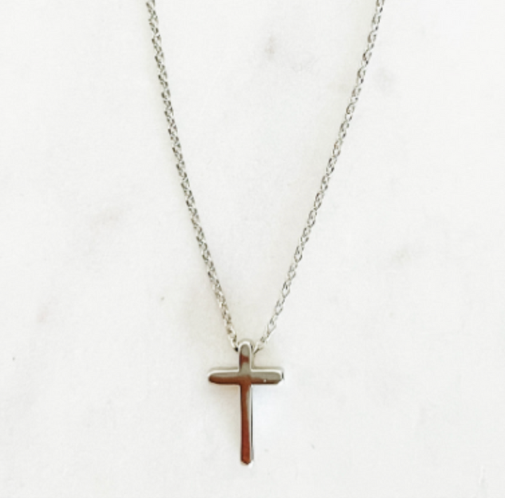 Cross Necklace-Gold or Silver