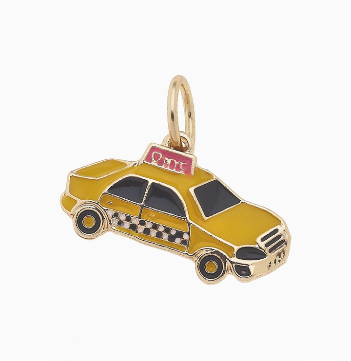 NYC Taxi Charm in Yellow