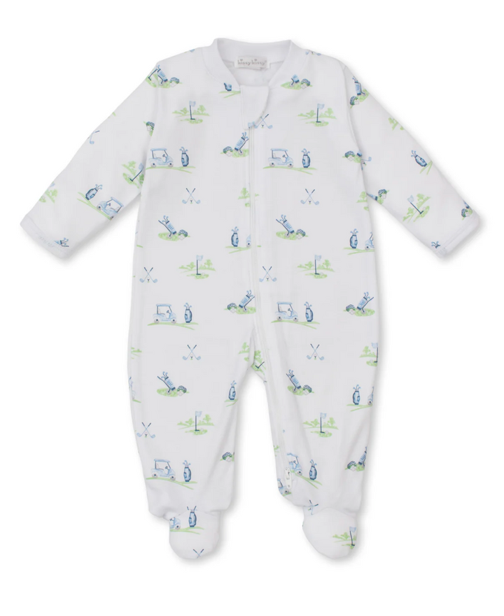 Fairway Foursome Blue Zip Footie