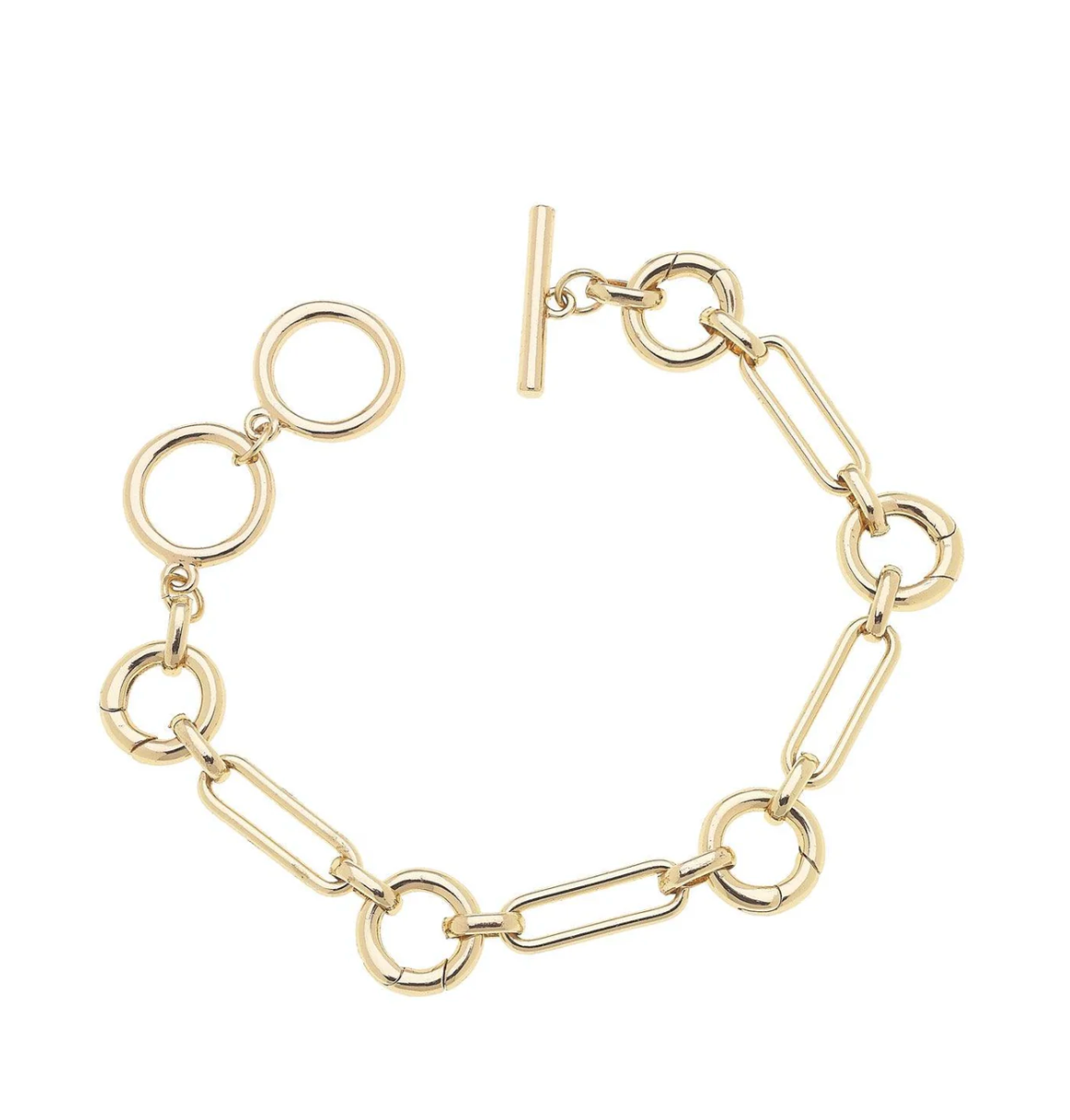 Bella Multi-Charm Toggle Bracelet