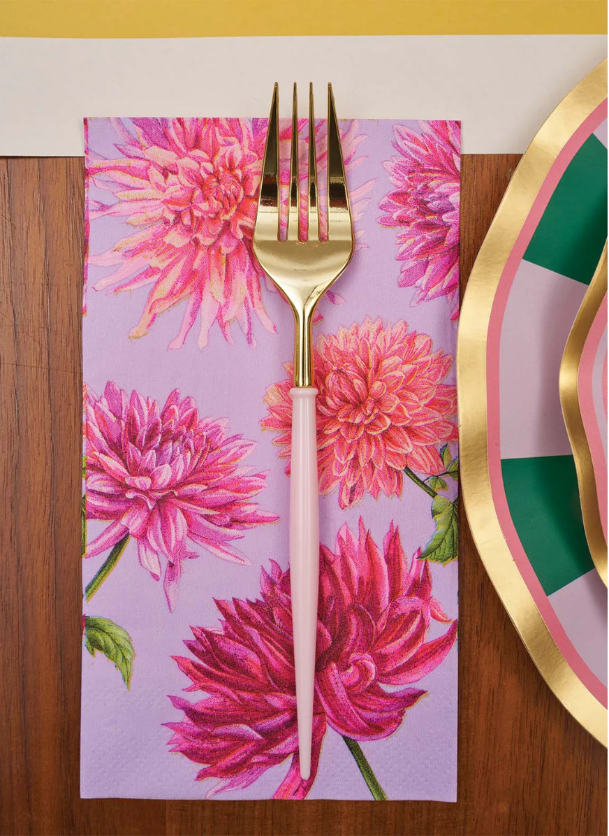 Dahlia Garden Guest Towels