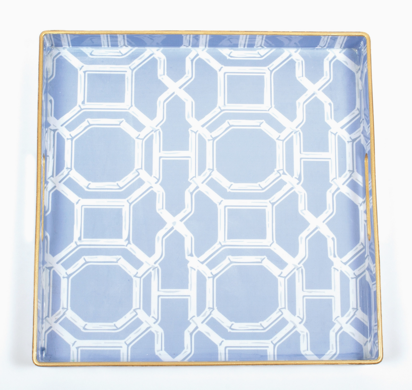 Bamboo Trellis Square Tray