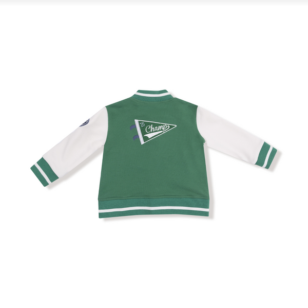 French Terry Sport - Varsity - Green - Letterman Jacket