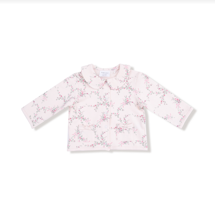 French Terry Antoinette Floral - Tweed Style Jacket