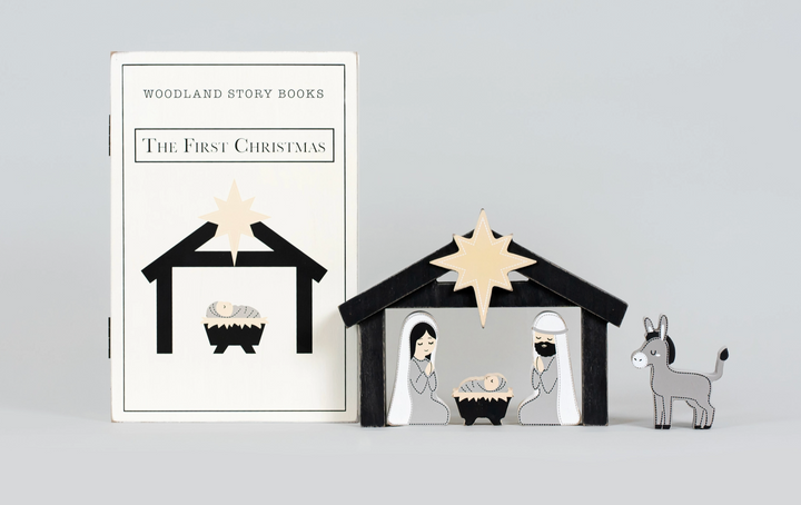 Wood Storybook - The First Christmas