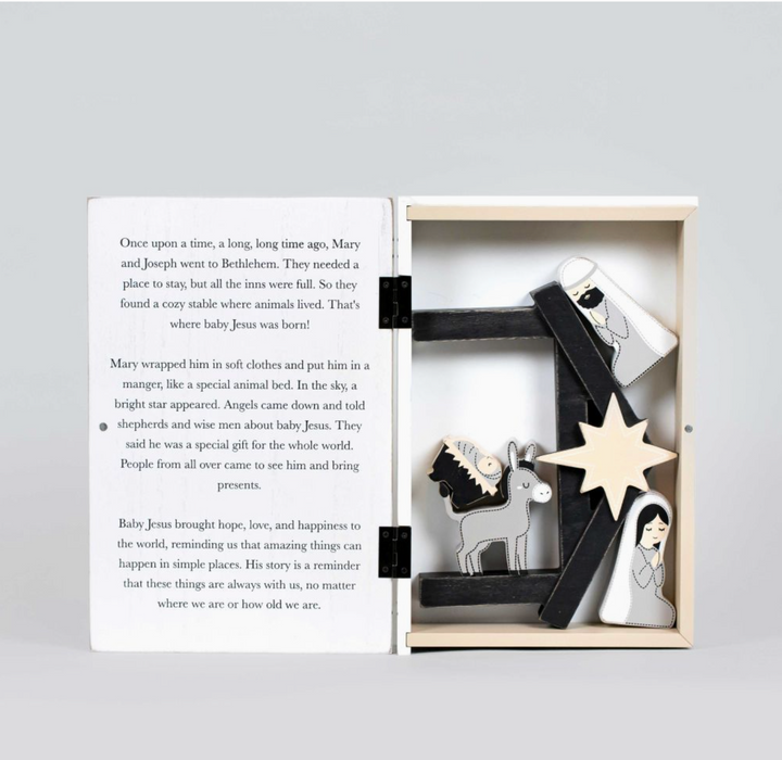 Wood Storybook - The First Christmas