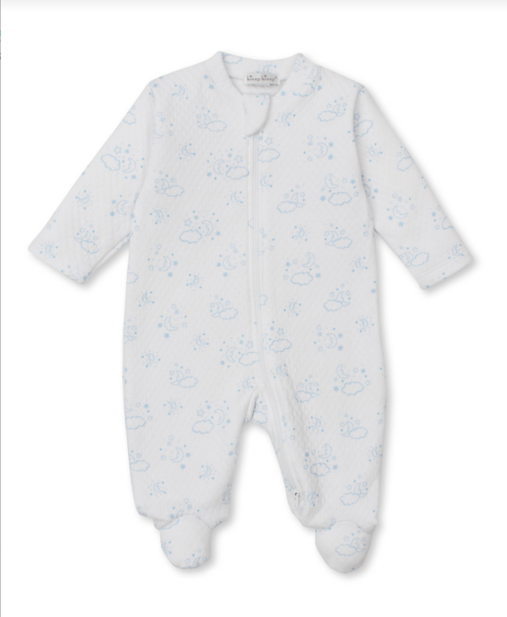 Clouds Footie w/ Zip PRT