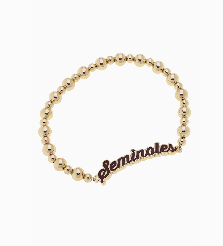 Florida State Seminoles Autograph Enamel Stretch Bracelet