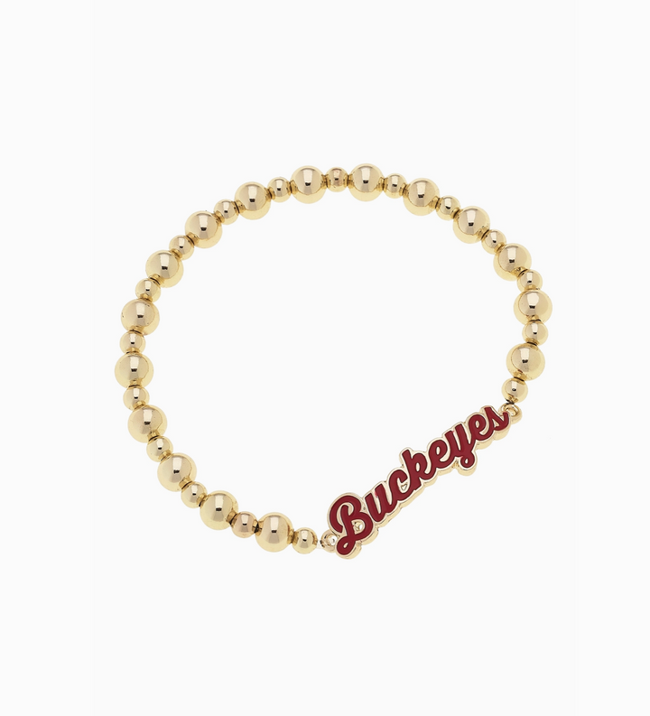 Ohio State Buckeyes Autograph Enamel Stretch Bracelet