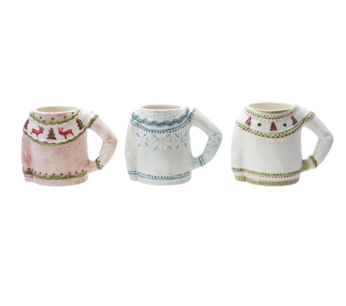 Stoneware Sweater Shaped Mug