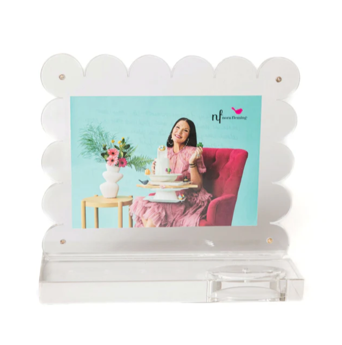 Clearly a-nora-ble Scalloped Acrylic Frame