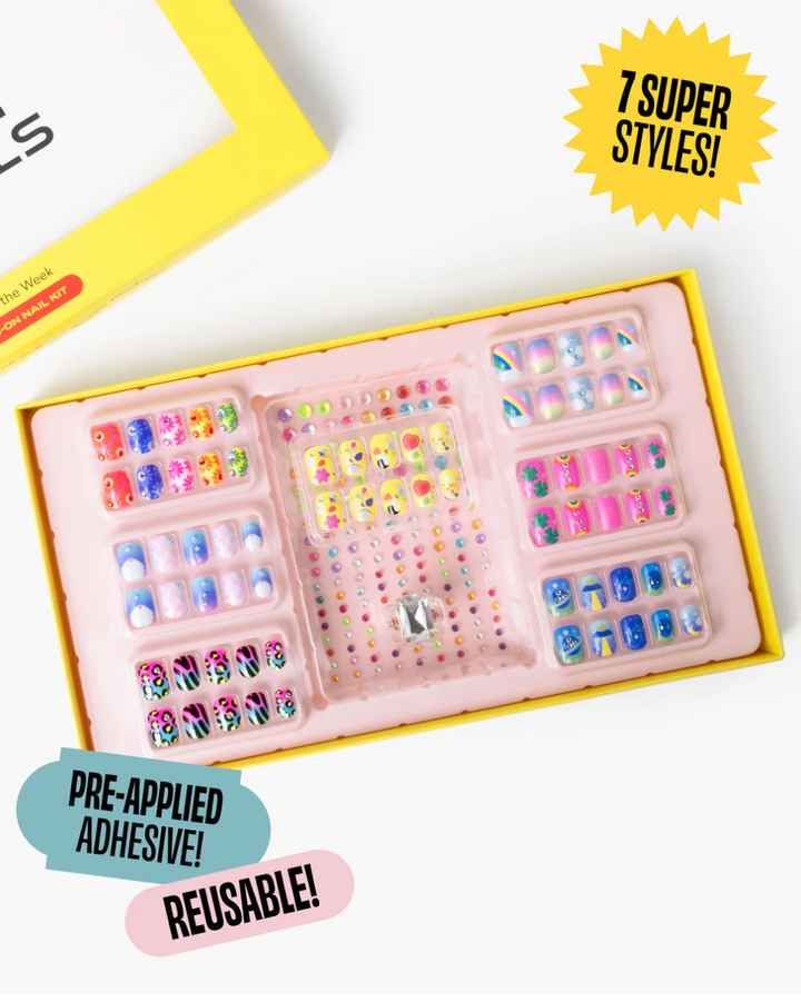 Days of The Week Press On Nails Kit