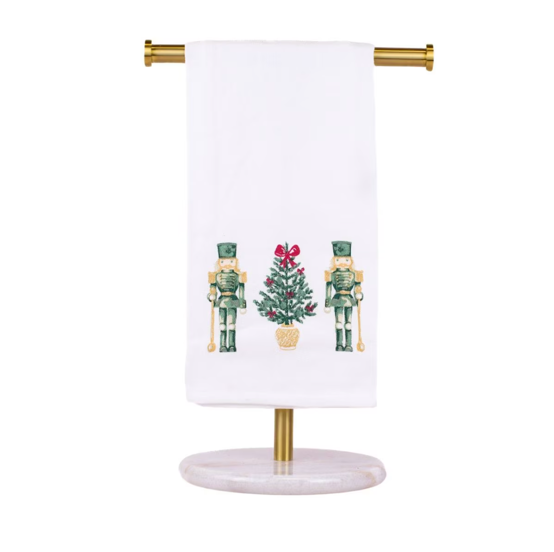 Watercolor Nutcracker Trio Hand Towel