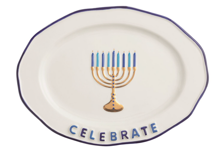 Menorah Celebrate Platter