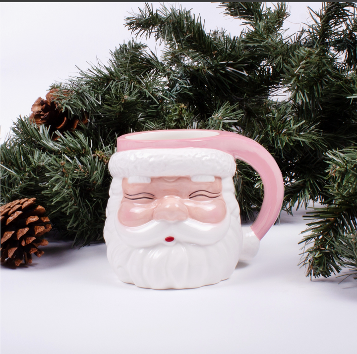 Santa Mug - Pink