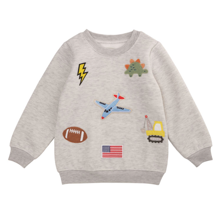 Boy Patch Sweatshirt