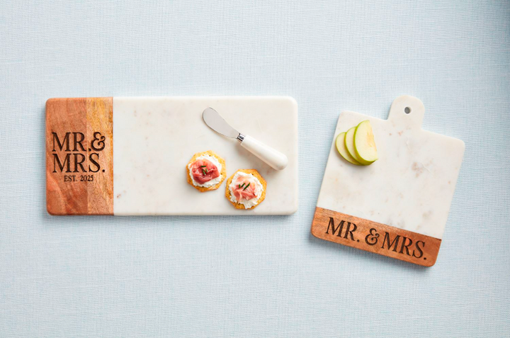 Small Mr and Mrs Marble Board