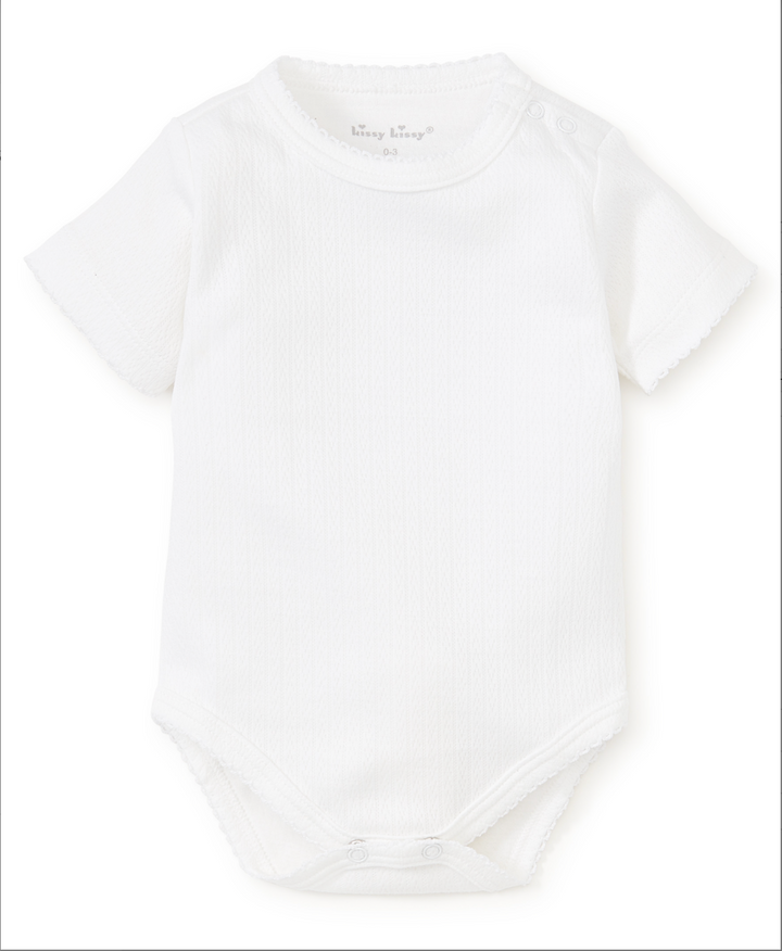 Kissy Pointelle Short Sleeve Body