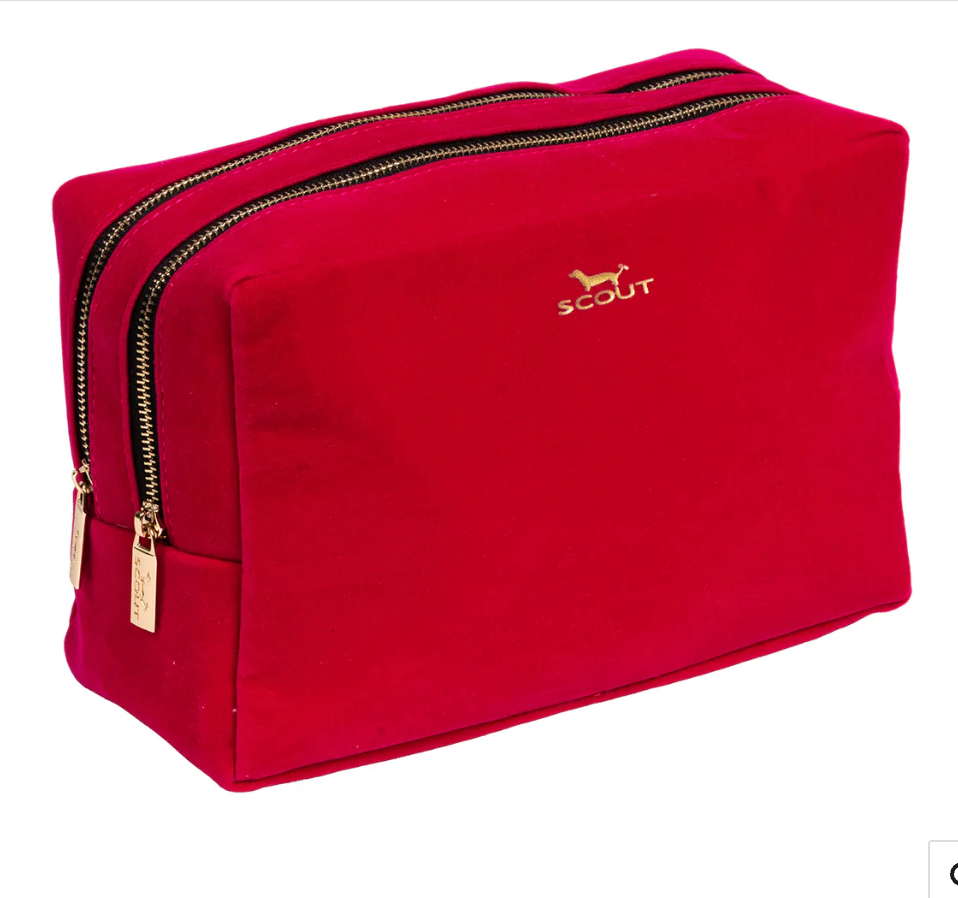2-Way Toiletry Bag by Scout  - Pink Velvet