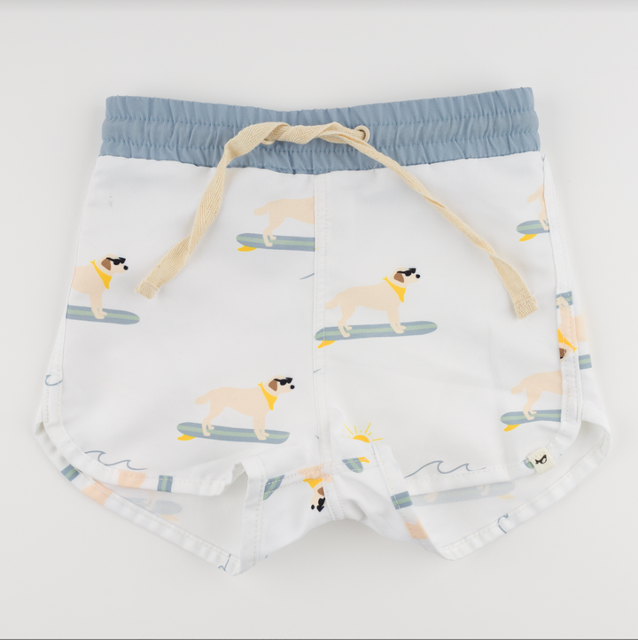 Surfing Dog Malibu Board Shorts