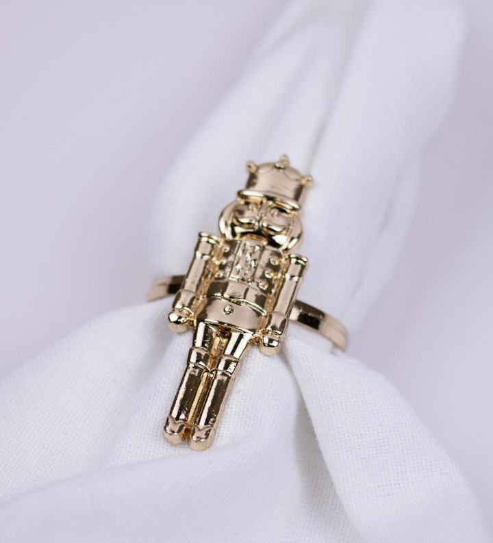 Nutcracker Napkin Rings, Set of 4