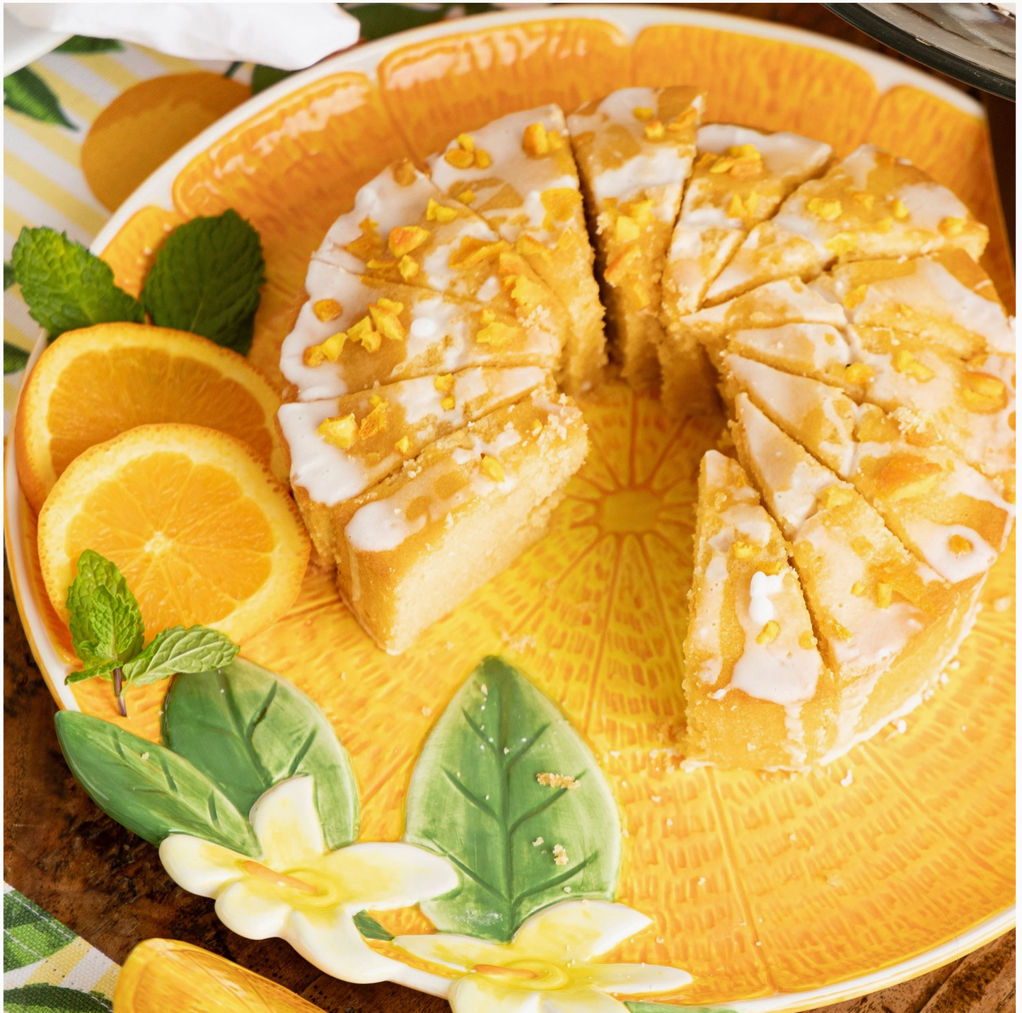 Orange Serving Platter