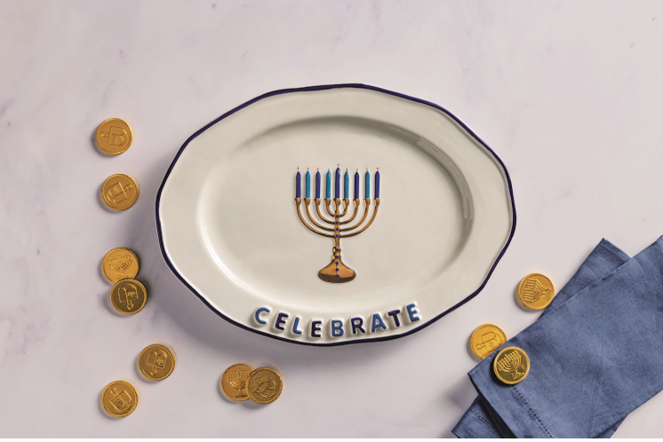 Menorah Celebrate Platter