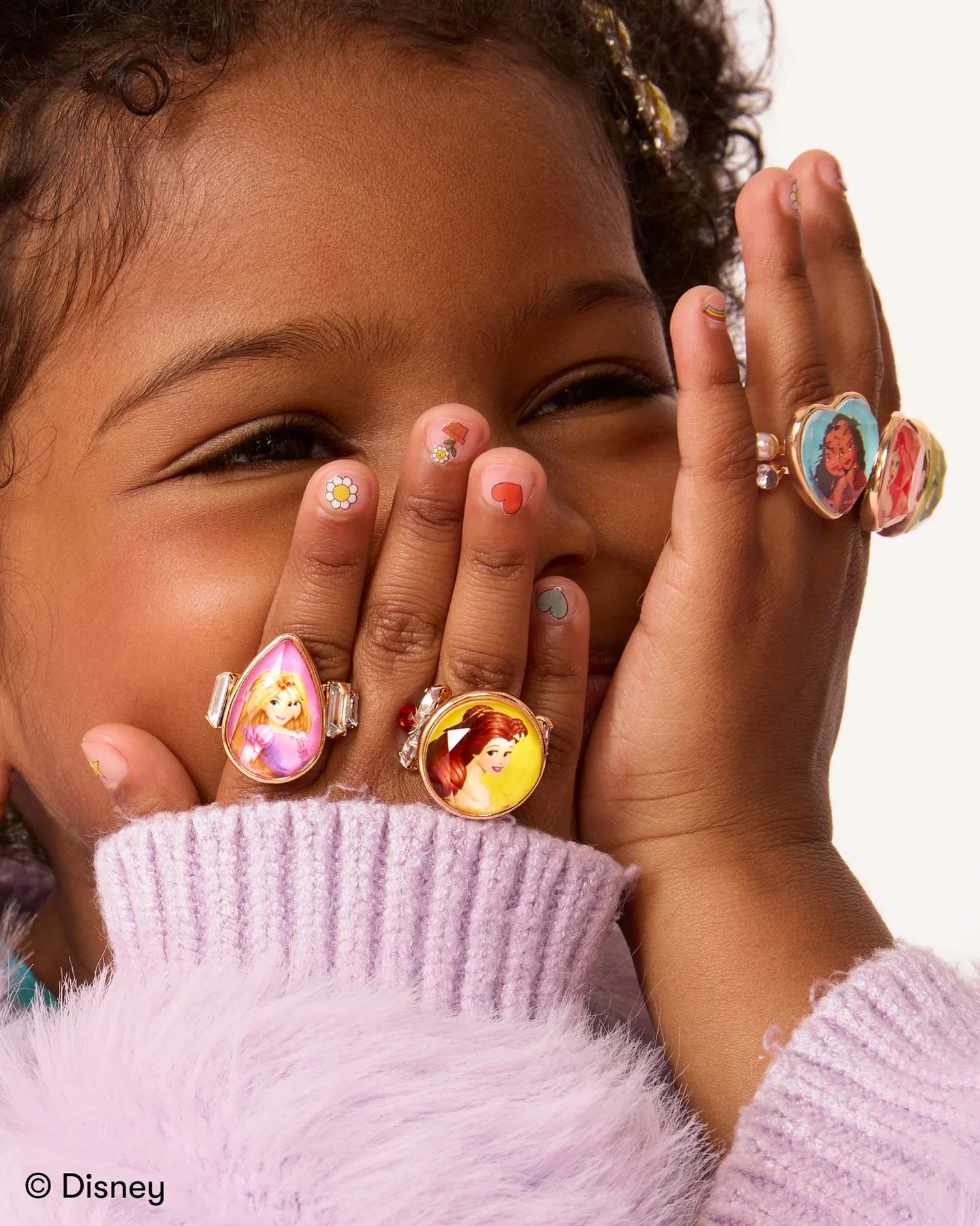 Disney Princess 5 Piece Ring Set