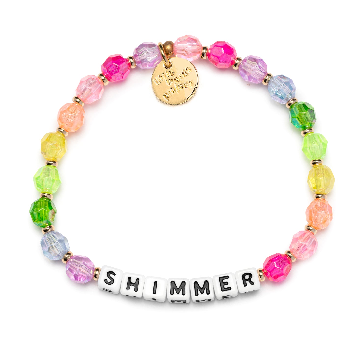 Little Word Project Stretch Bracelet -Shimmer