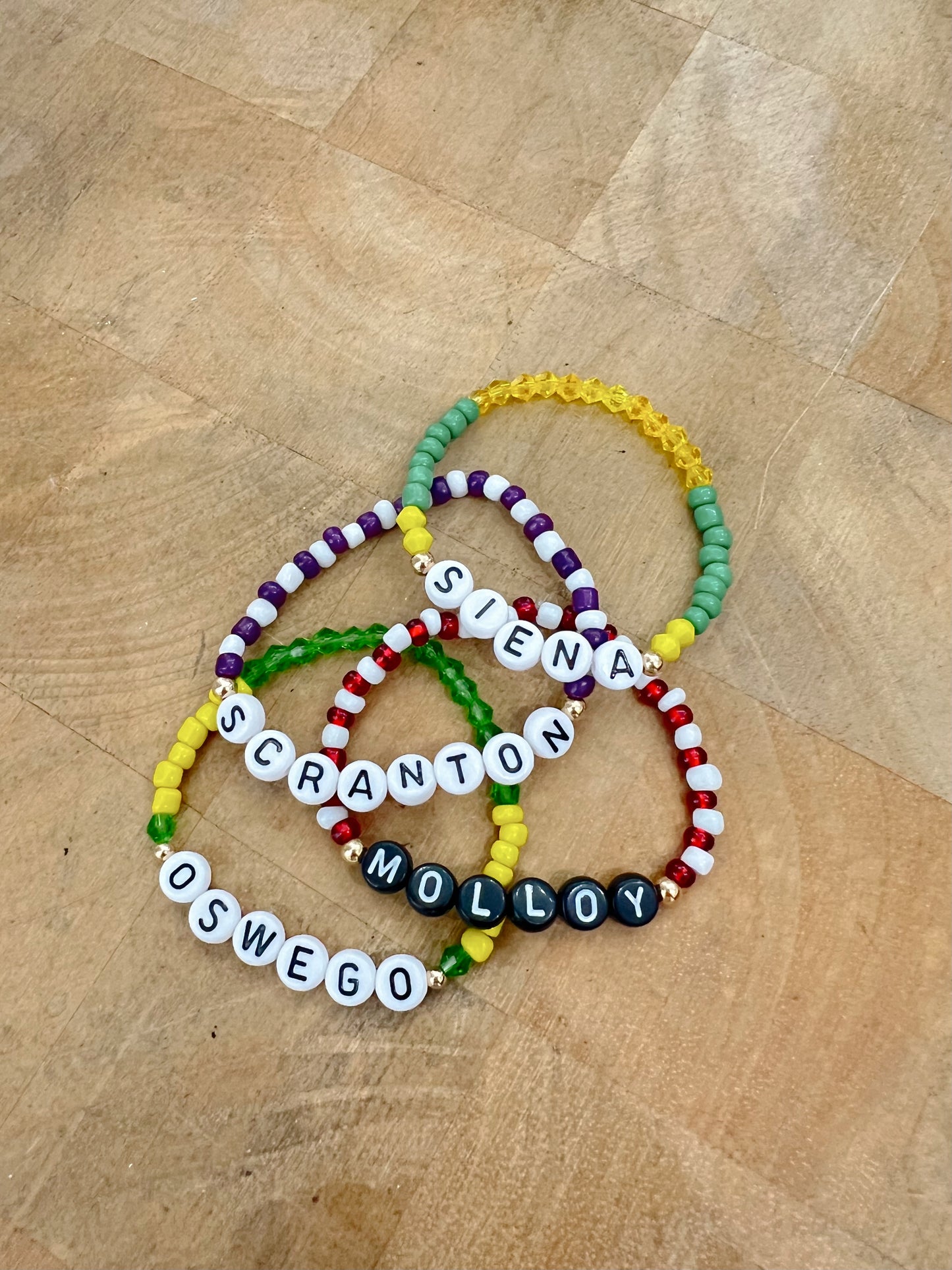 Customized Beaded Bracelet