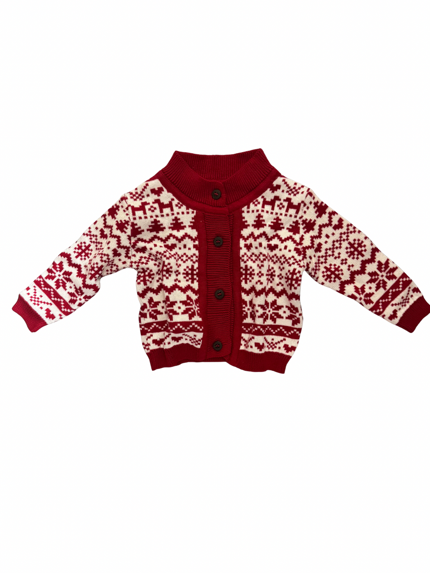 Fair Isle Knit Baby Sweater