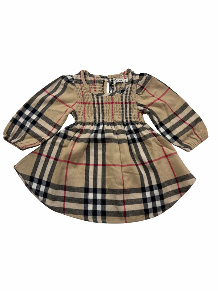 London Tartan Long Sleeve Anna Dress