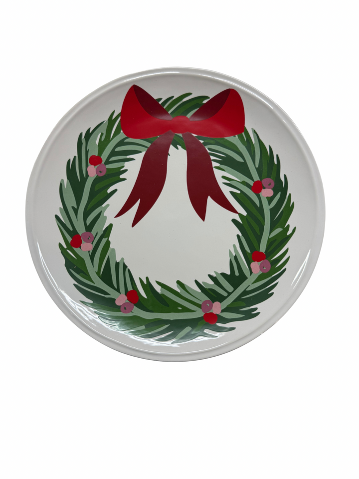 Clara Wreath Round Platter