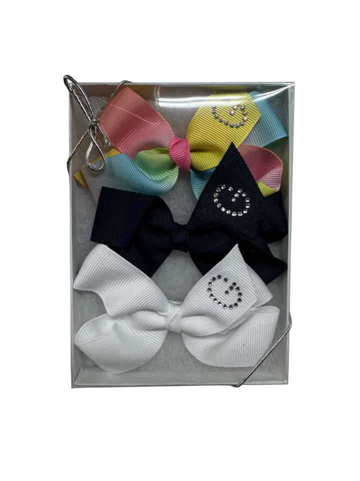 Rhinestone Initial Bow Boxes