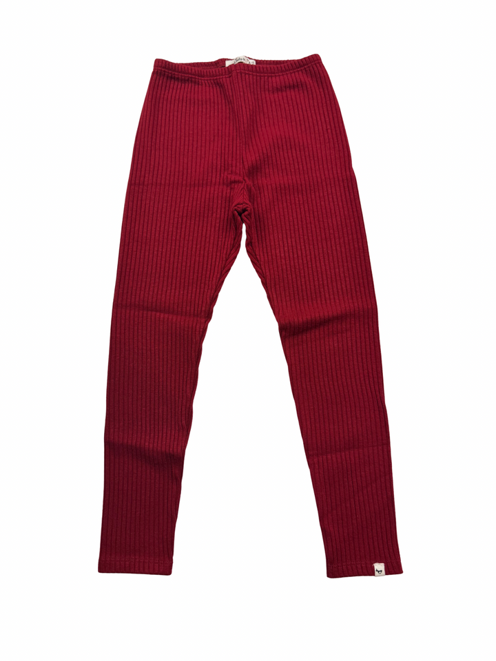 Wide Rib Berry Plain Legging