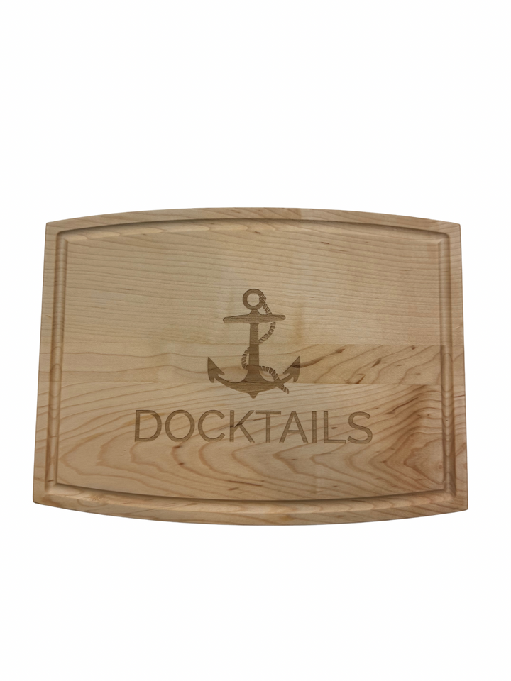 Arched Artisian Maple Board - Docktails