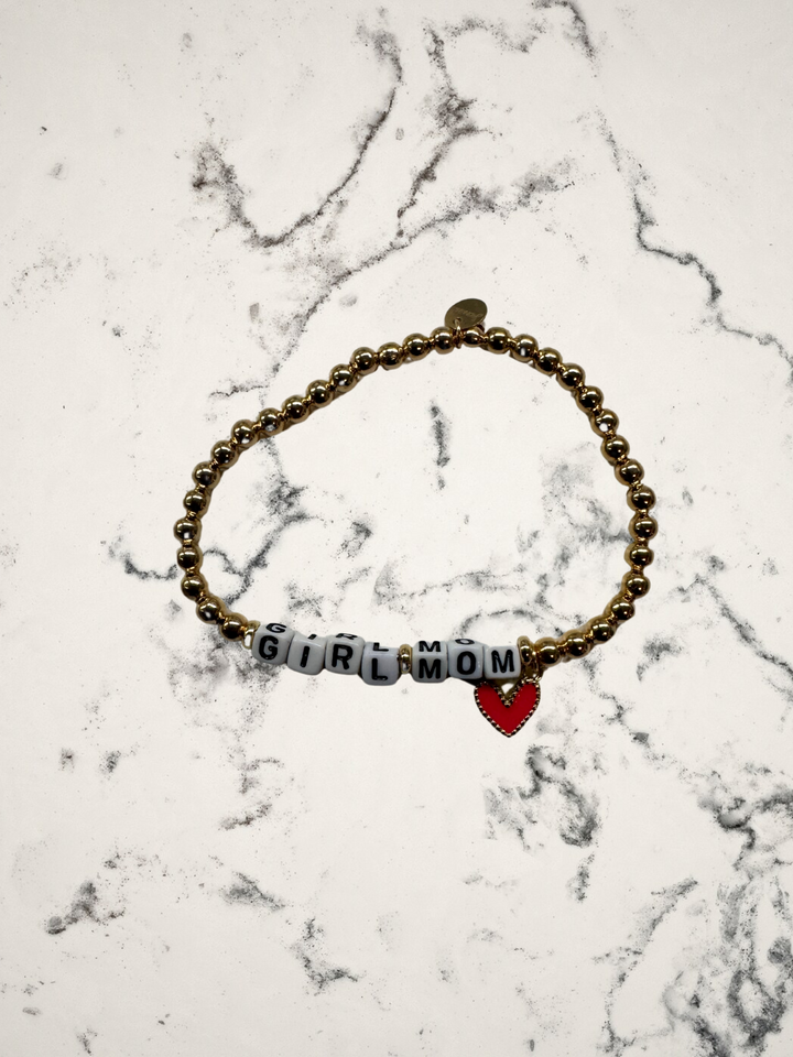 Family Names Gold Filled Beaded Bracelets