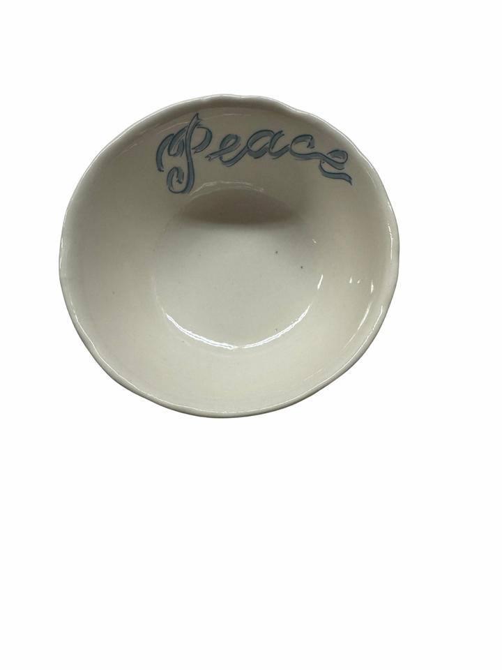 Stoneware Bowl w/ Holiday Word